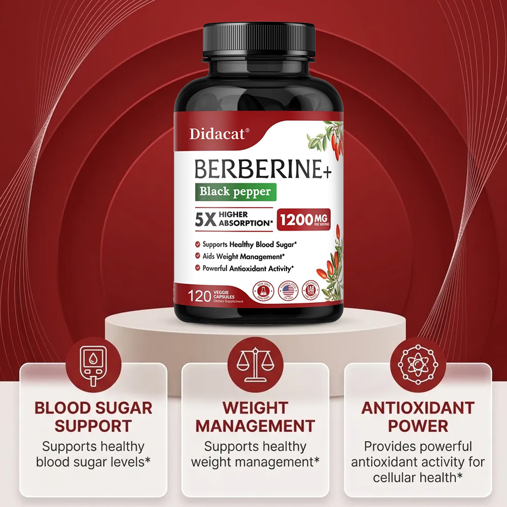 Berberine Supplement 1200mg -  - Berberine Hcl Capsule recensie en prijs